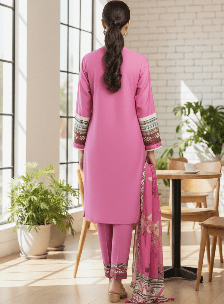 Pink Bloom Floral 2‑Piece Set