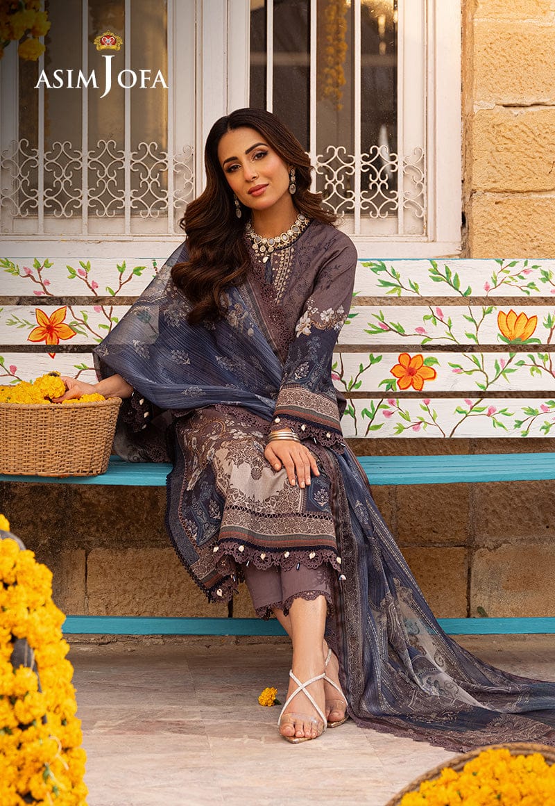 Front And Back Allover Digital Printed Shirt With Flapper And Printed Dupatta  CODE-BHSL01