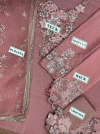 Chiffon Heavy Embroidered Iznik Replica-CODE BHF01