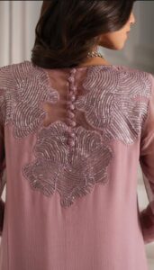 Chiffon Heavy Embroidered Iznik Replica-CODE BHF01