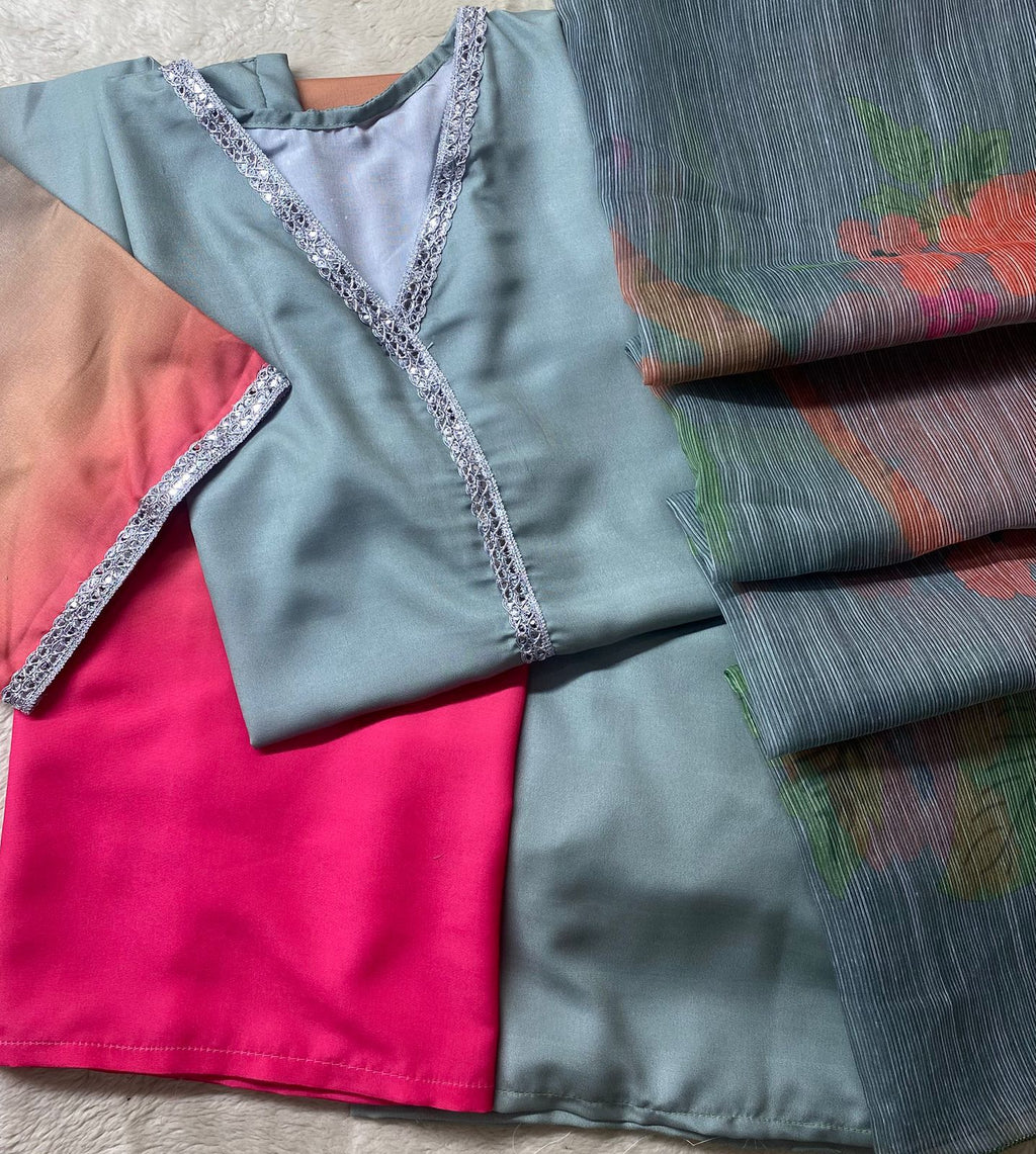 Tie and die digital printed 3pc suit CODE-BHSL08