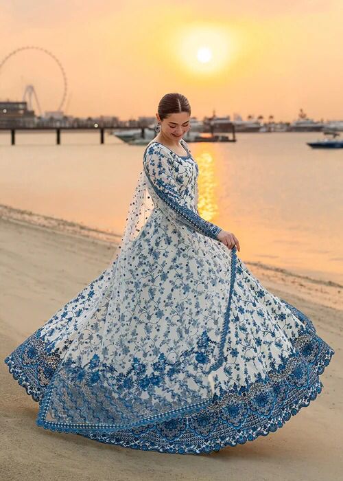 Hania amir digital printed exclusive maxi CODE-BHL09